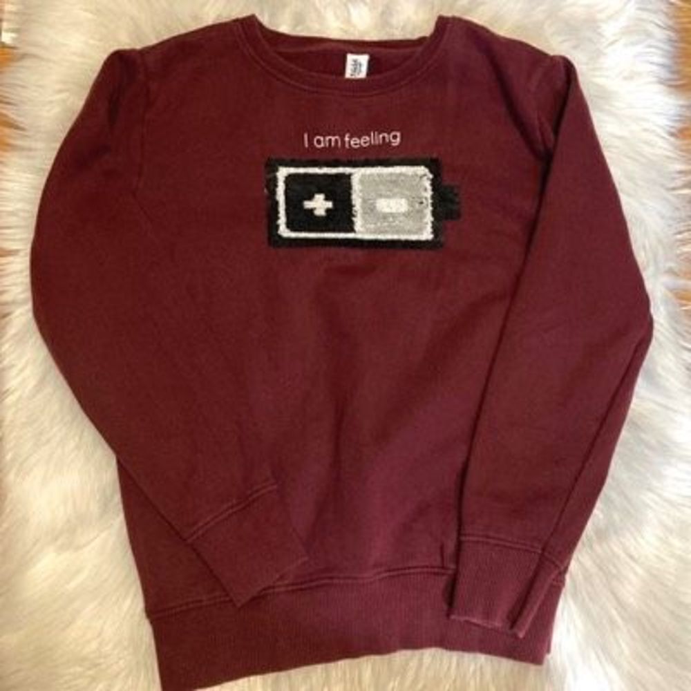 Yigga - I am feeling Crewneck Sweater youth sz 11/12